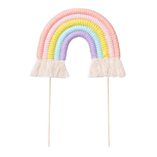 Rainbow Cake Toppers - Pastels - Medium