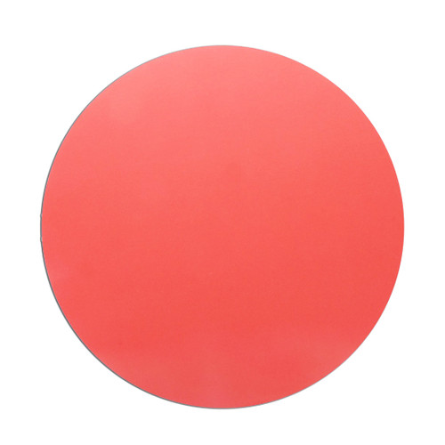 10" Round Masonite 5mm Cake Board - Matt Coral/Light Red
