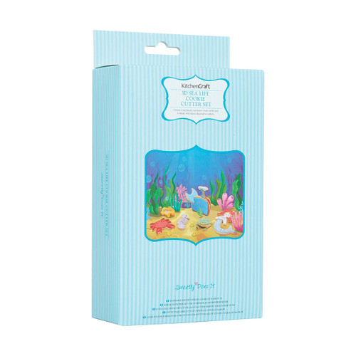 Sweetly Does - It 3D Sea Life Cookie Cutter Set Sweetly Does - It 3D Sea Life Cookie Cutter Set