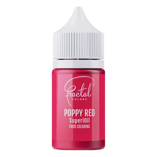 Poppy Red Superioil Food Colour 30ml