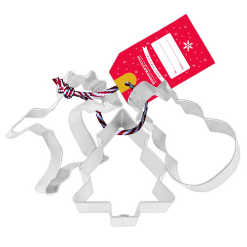 Christmas Cookie Cutters - Set of 3