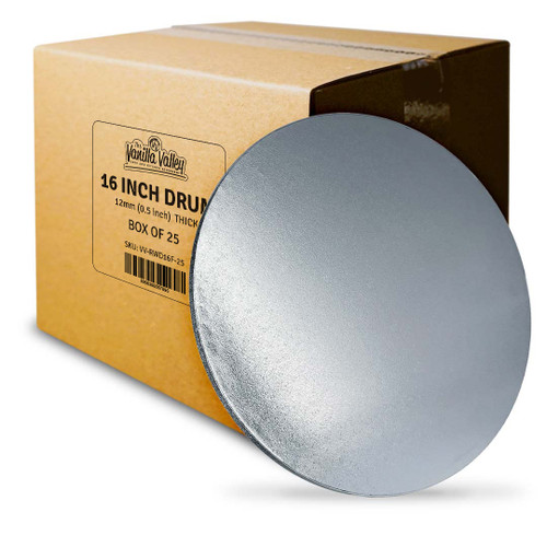 16" Round Cake Drum - Box of 25