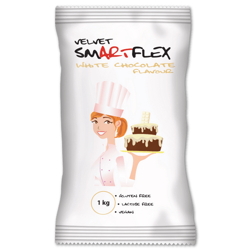 SmartFlex Velvet Sugarpaste White - 1kg White Chocolate Flavoured