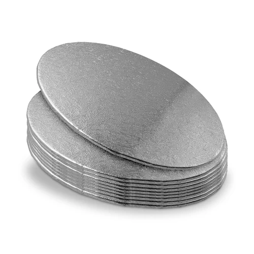 7" Round Turn Edge Cake Card (2mm Thick) - Pack of 10