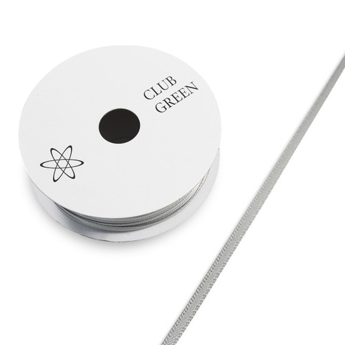 Double sided Satin Ribbon 3mm - Silver