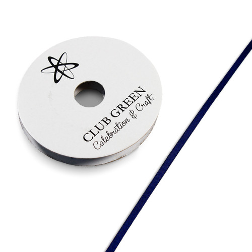 Double sided Satin Ribbon 3mm - Navy