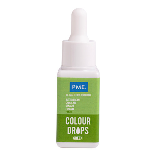 bottle of green colour drops