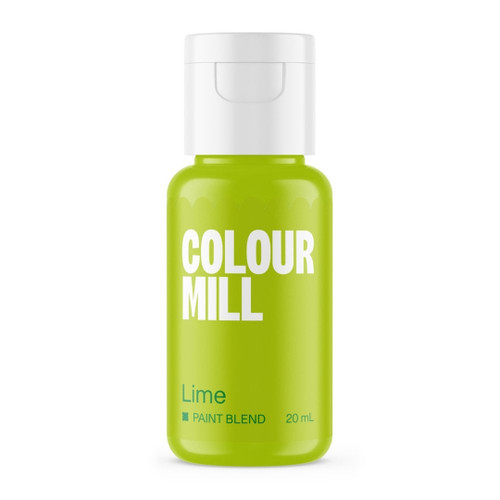 A bottle of Colour Mill Matte Paint Lime