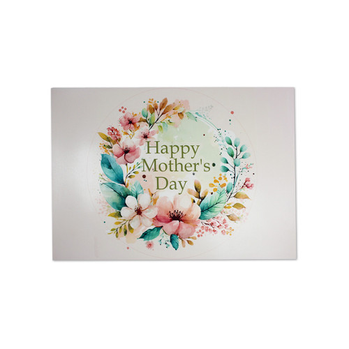 Edible Cake Topper 8" - Mothers Day Floral