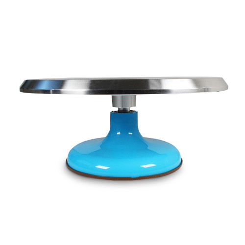 Blue Aluminium Turntable 30cm x 13cm