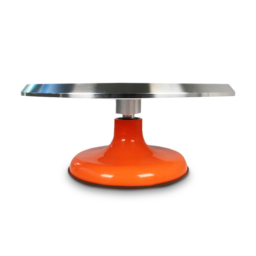 Orange Aluminium Turntable 30cm x 13cm