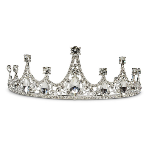 Silver Tiara Cake Topper