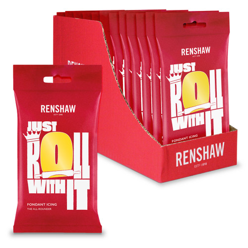 Renshaw Yellow Ready To Roll Icing 250g - Box of 12