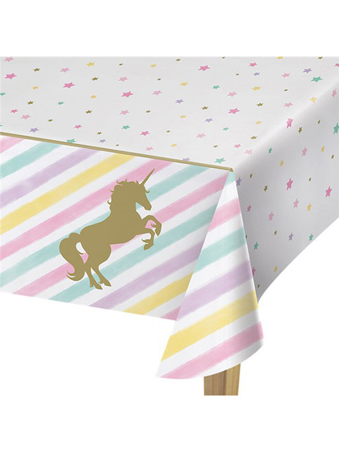 Unicorn Sparkle Plastic Tablecover