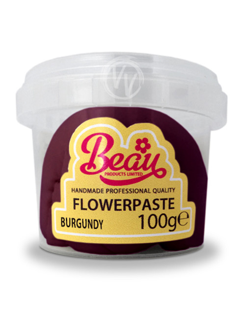 Beau Burgundy Flowerpaste 100g