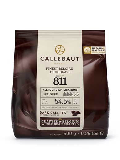 Callebaut Chocolate Callets 400g - Dark 811
