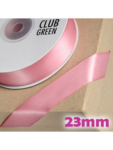 Double Sided Satin Ribbon 23mm - Rose Pink