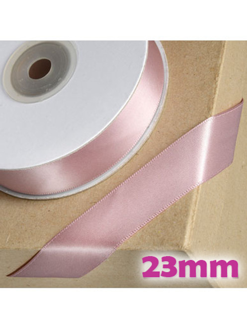 Double Sided Satin Ribbon 23mm - Taupe