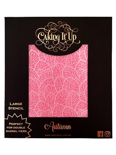 Caking It Up - Large stencil - Autumn