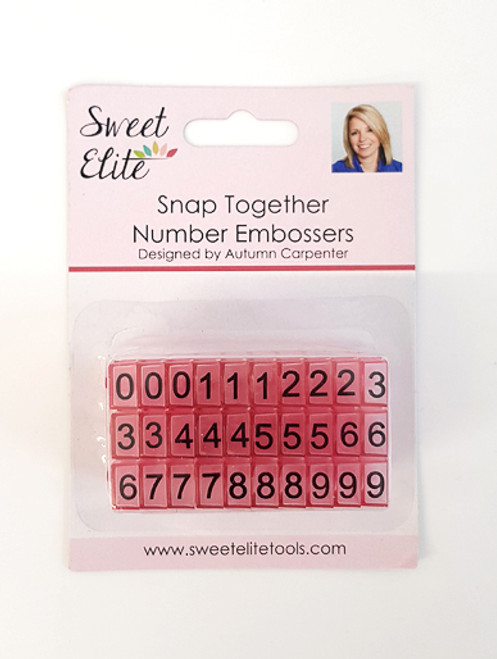 Sweet Elite Snap Together - Number Embossers