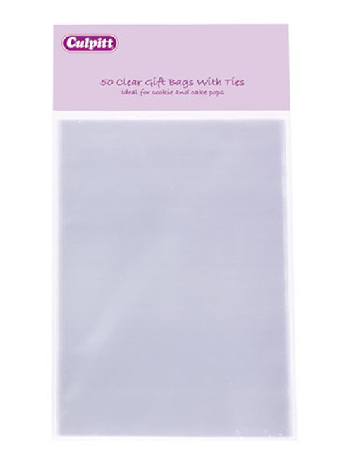 LARGE Clear Gifts Bags - Pack of 50