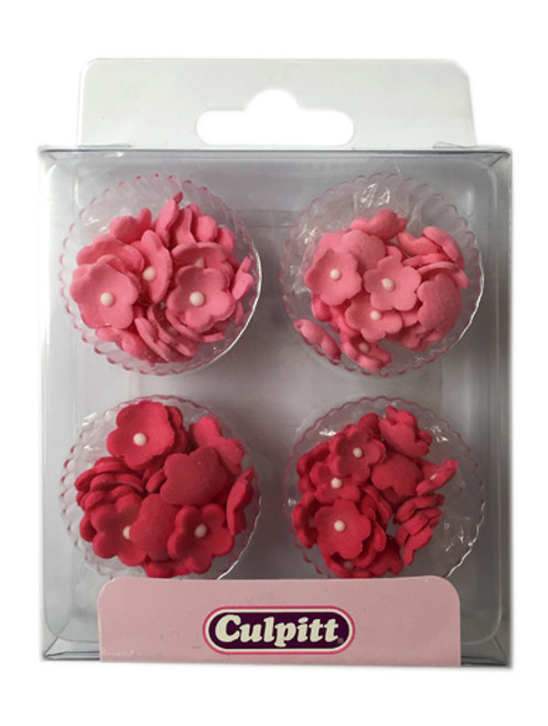 Pink Mini Daisy Flowers  - Edible Decorations - Pack of 100