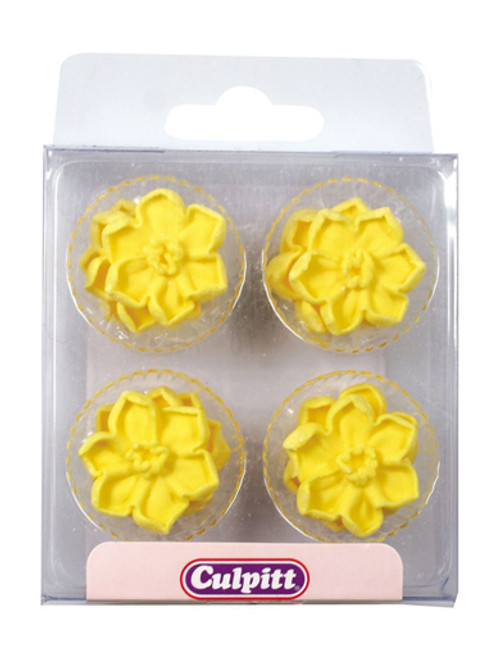 Daffodil Flowers - Edible Decorations - Pack of 12