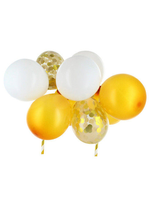 House of Cake Balloon Cloud Cake Topper - Gold