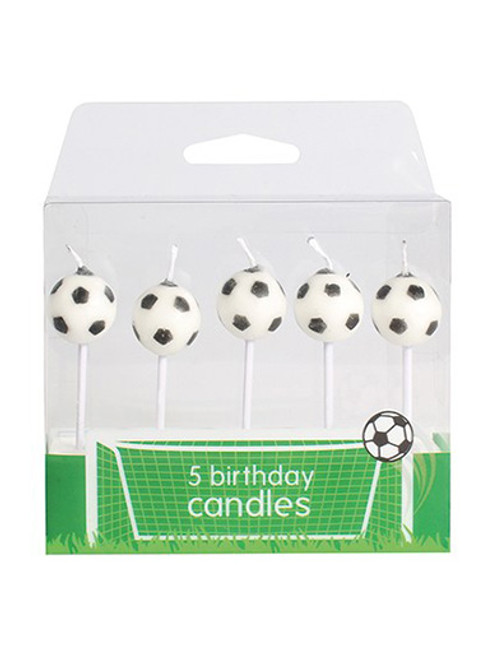 Football Candles - Pack of 5