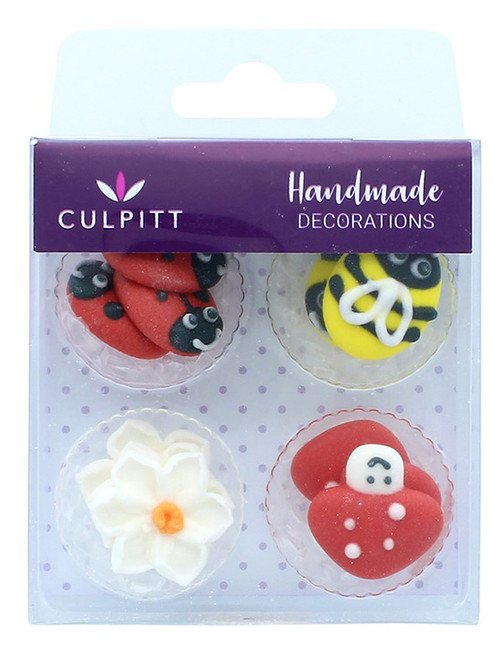 Little Bug World Sugar Decorations - Pack of 12