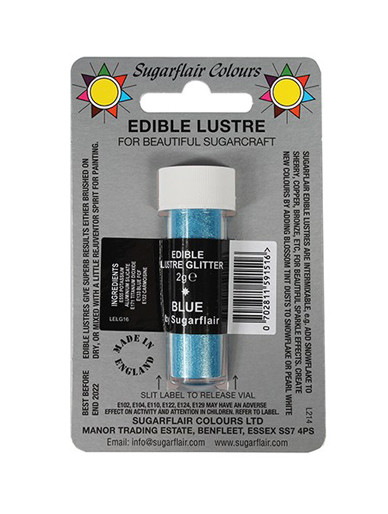 Sugarflair Edible Lustre Glitter Dust - Blue