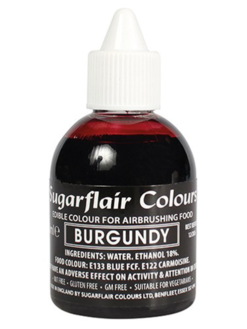 Sugarflair Airbrush Colour - Burgundy