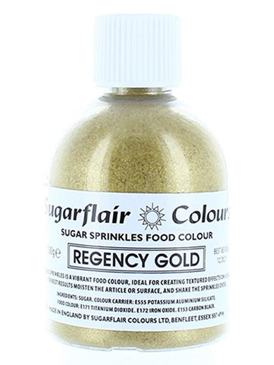 Sugarflair Sugar Sprinkles - Regency Gold