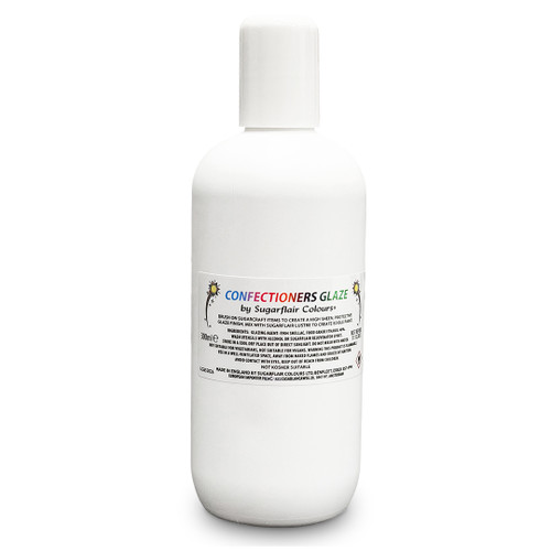 A bottle of Sugarflair Confectioners Glaze 280ml