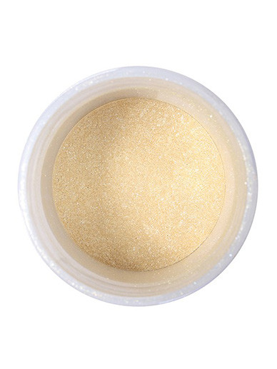 pot of pearly gold colour splash pearl dust