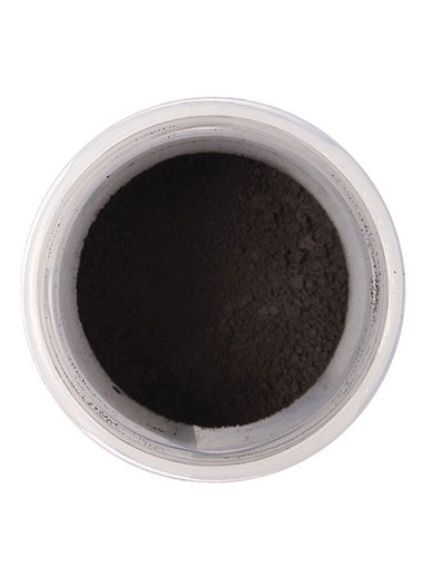 pot of black matt dust
