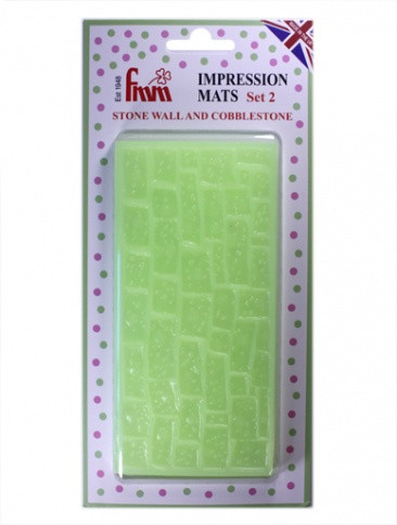 FMM Impression Mats - Set 2 - Cobblestone & Stone Wall