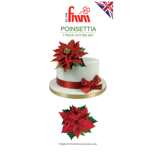 FMM Cutter - Poinsettia Set of 7