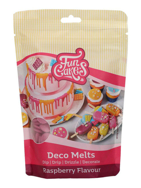 FunCakes Raspberry Flavour Deco Melts 250g