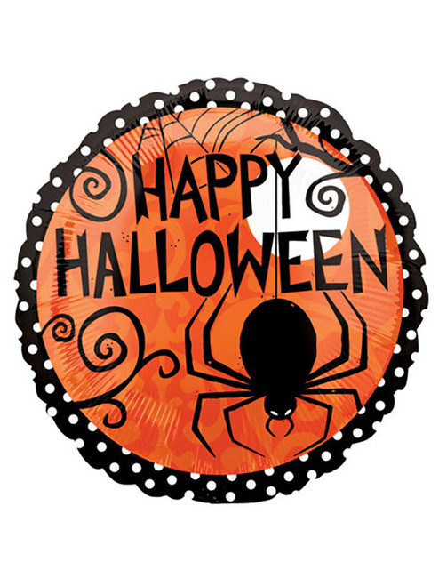 Happy Halloween Fancy Halloween Balloon - 17" Foil