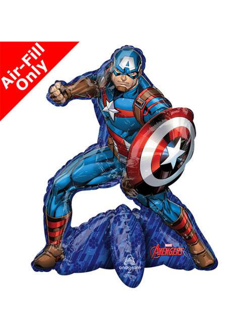 Avengers - Captain America Air Fill Balloon - 26" Foil