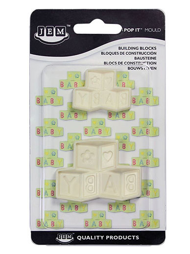JEM Pop It moulds - Building Blocks