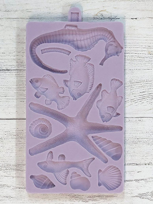 Seaside Accessories - Karen Davies Mould Seaside Accessories - Karen Davies Mould