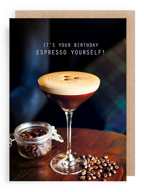 Espresso Martini - Men's Birthday Card