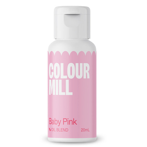 A bottle of Colour Mill Oil base Colour Baby Pink