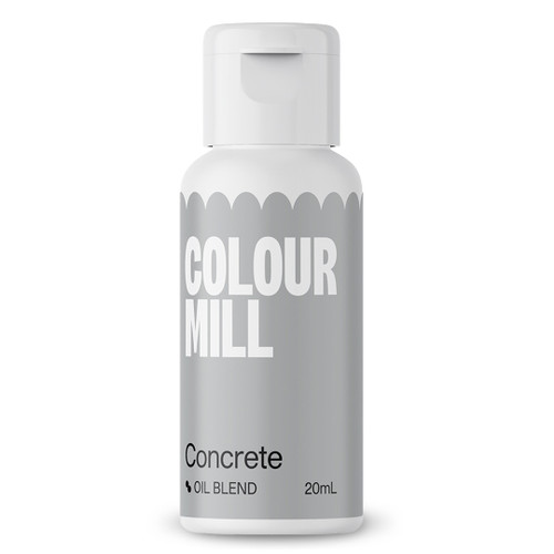 A bottle of Colour Mill Oil base Colour Concrete