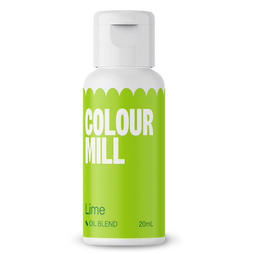 A bottle of Colour Mill Oil base Colour Lime