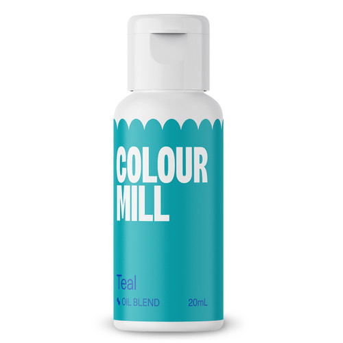 A bottle of Colour Mill Oil Based colour Teal
