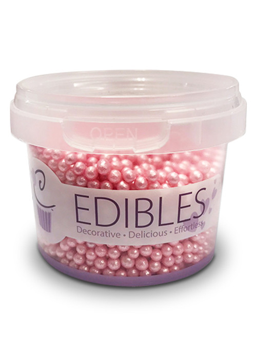 Pearl Sprinkles 80g - Shimmer Candy Pink