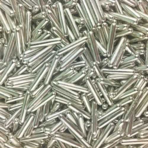 Metallic Rod Sprinkles- Silver